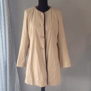 Elegant rain or shine coat